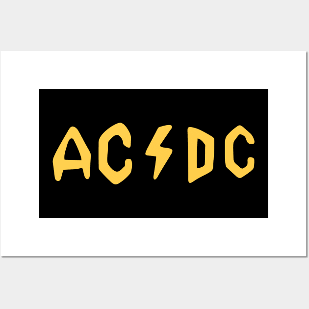 Butthead AC DC Wall Art by Bimonastel